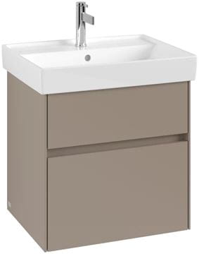 VILLEROY & BOCH COLLARO skrinka pod umývadlo 60,4x44,4x54,6 cm, 2 zásuvky, Truffle Grey C00900VG Obrázek - fotka