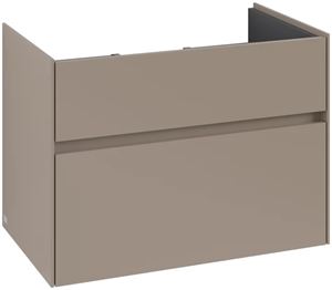 VILLEROY & BOCH COLLARO skrinka pod umývadlo 75,4x44,4x54,6 cm, 2 zásuvky, Truffle Grey