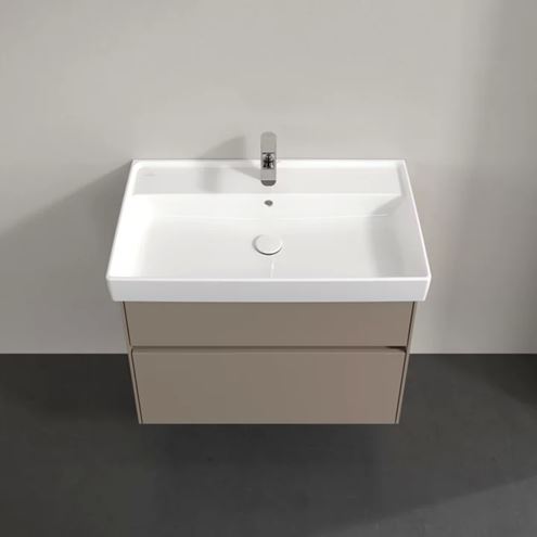 VILLEROY & BOCH COLLARO skrinka pod umývadlo 75,4x44,4x54,6 cm, 2 zásuvky, Truffle Grey C01000VG Obrázek - fotka