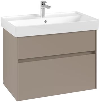 VILLEROY & BOCH COLLARO skrinka pod umývadlo 75,4x44,4x54,6 cm, 2 zásuvky, Truffle Grey C01000VG Obrázek - fotka