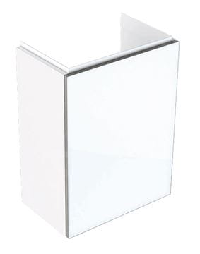 GEBERIT ACANTO skrinka pod umývadlo 39,5x24,5x53,5 cm, 1 dvierka, Push-open, lesklá biela
