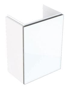 GEBERIT ACANTO skrinka pod umývadlo 39,5x24,5x53,5 cm, 1 dvierka, Push-open, lesklá biela