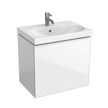 GEBERIT ACANTO skrinka pod umývadlo 59,5x47,5x53,5 cm, 1zásuvka, lesklá biela 500.609.01.2 Obrázek - fotka