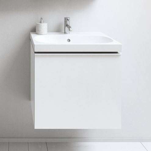 GEBERIT ACANTO skrinka pod umývadlo 59,5x47,5x53,5 cm, 1zásuvka, lesklá biela 500.609.01.2 Obrázek - fotka