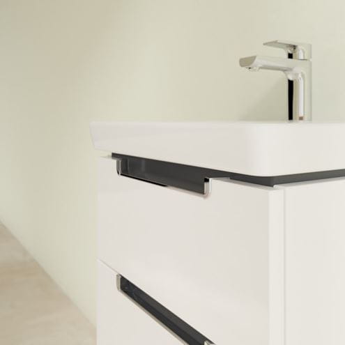 VILLEROY & BOCH SUBWAY 2.0 skrinka pod umývadlo 58,7x45,4x59 cm, 2 zásuvky, Glossy White A90910DH Obrázek - fotka