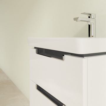 VILLEROY & BOCH SUBWAY 2.0 skrinka pod umývadlo 58,7x45,4x59 cm, 2 zásuvky, Glossy White A90910DH Obrázek - fotka