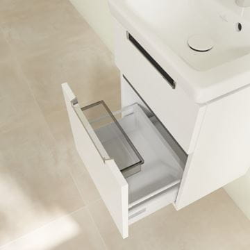 VILLEROY & BOCH SUBWAY 2.0 skrinka pod umývadlo 58,7x45,4x59 cm, 2 zásuvky, Glossy White A90910DH Obrázek - fotka