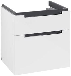 VILLEROY & BOCH SUBWAY 2.0 skrinka pod umývadlo 63,7x45,4x59 cm, 2 zásuvky, Glossy White
