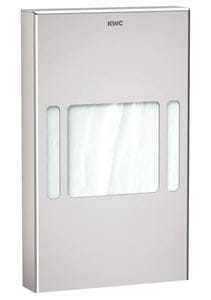 KWC RODAN RODX191 zásobník na hygienické vrecká, nástenný, matná nerez