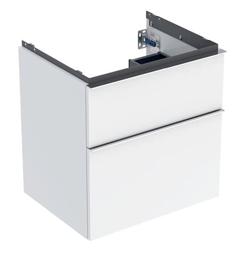 GEBERIT ICON skrinka pod umývadlo 59,2x47,6x61,5 cm, 2 zásuvky, lesklá biela 502.303.01.2 Obrázek - Hlavní obrázek
