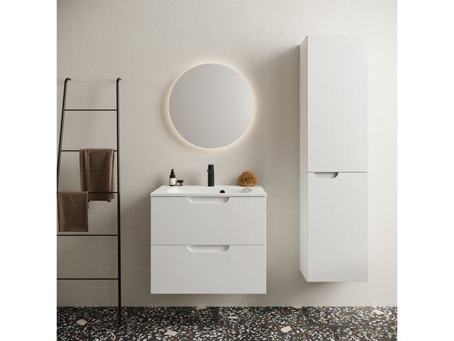 RAVAK CLASSIC SLIM umývadlo 60 cm, s otvorom pre batériu a prepadom XJX01160004 Obrázek - fotka