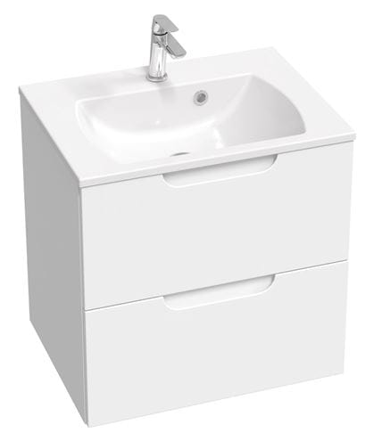 RAVAK CLASSIC SLIM umývadlo 60 cm, s otvorom pre batériu a prepadom XJX01160004 Obrázek - fotka