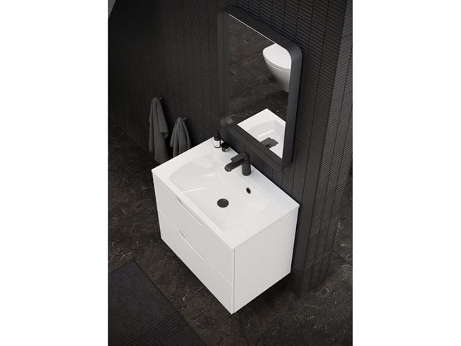 RAVAK CLASSIC SLIM umývadlo 60 cm, s otvorom pre batériu a prepadom XJX01160004 Obrázek - fotka