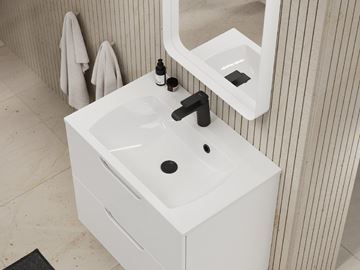 RAVAK CLASSIC SLIM umývadlo 70 cm, s otvorom pre batériu a prepadom XJX01170001 Obrázek - fotka