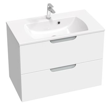 RAVAK CLASSIC SLIM umývadlo 80 cm, s otvorom pre batériu a prepadom XJX01180001 Obrázek - fotka