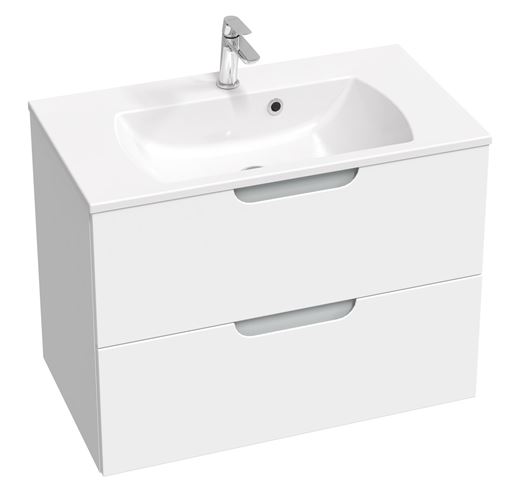 RAVAK CLASSIC SLIM umývadlo 80 cm, s otvorom pre batériu a prepadom XJX01180001 Obrázek - fotka