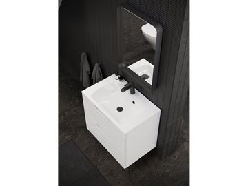 RAVAK CLASSIC SLIM umývadlo 80 cm, s otvorom pre batériu a prepadom XJX01180001 Obrázek - fotka