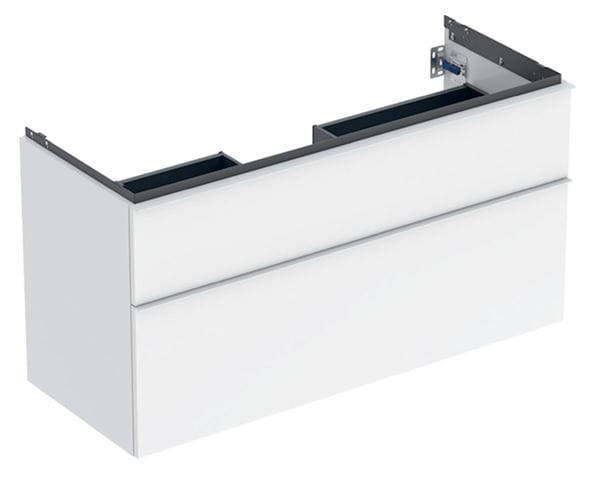 GEBERIT ICON skrinka pod umývadlo 118,4x47,6x61,5 cm, 2 zásuvky, lesklá biela 502.306.01.1 Obrázek - Hlavní obrázek