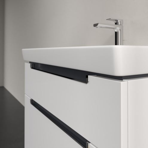 VILLEROY & BOCH SUBWAY 2.0 skrinka pod umývadlo 78,7x44,9x59 cm, 2 zásuvky, Glossy White A91410DH Obrázek - fotka