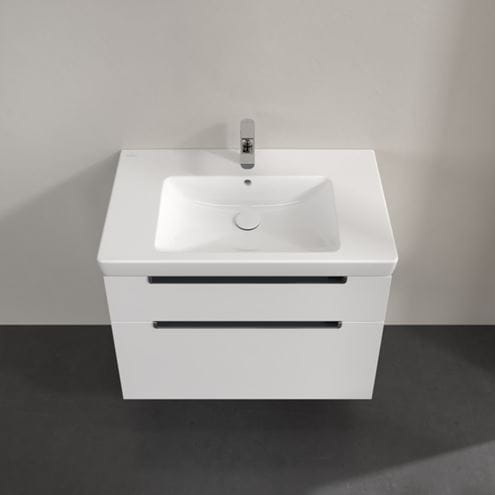 VILLEROY & BOCH SUBWAY 2.0 skrinka pod umývadlo 78,7x44,9x59 cm, 2 zásuvky, Glossy White A91410DH Obrázek - fotka
