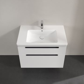 VILLEROY & BOCH SUBWAY 2.0 skrinka pod umývadlo 78,7x44,9x59 cm, 2 zásuvky, Glossy White A91410DH Obrázek - fotka