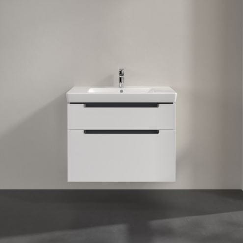 VILLEROY & BOCH SUBWAY 2.0 skrinka pod umývadlo 78,7x44,9x59 cm, 2 zásuvky, Glossy White A91410DH Obrázek - fotka