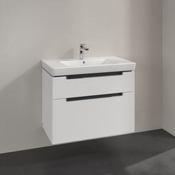 VILLEROY & BOCH SUBWAY 2.0 skrinka pod umývadlo 78,7x44,9x59 cm, 2 zásuvky, Glossy White A91410DH Obrázek - fotka