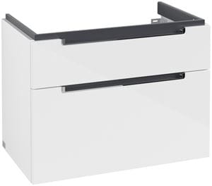 VILLEROY & BOCH SUBWAY 2.0 skrinka pod umývadlo 78,7x44,9x59 cm, 2 zásuvky, Glossy White