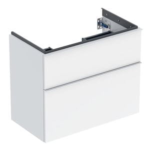 GEBERIT ICON skrinka pod umývadlo 74x41, 6x61, 5 cm, 2 zásuvky, lesklá biela