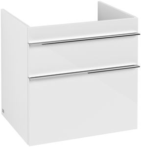VILLEROY & BOCH VENTICELLO skrinka pod umývadlo 60,3x50,2x59 cm, 2 zásuvky, Glossy White