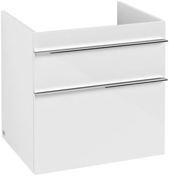 VILLEROY & BOCH VENTICELLO skrinka pod umývadlo 60,3x50,2x59 cm, 2 zásuvky, Glossy White