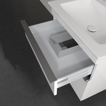VILLEROY & BOCH VENTICELLO skrinka pod umývadlo 60,3x50,2x59 cm, 2 zásuvky, Glossy White A92401DH Obrázek - fotka