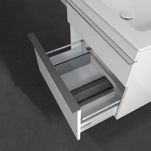VILLEROY & BOCH VENTICELLO skrinka pod umývadlo 60,3x50,2x59 cm, 2 zásuvky, Glossy White A92401DH Obrázek - fotka