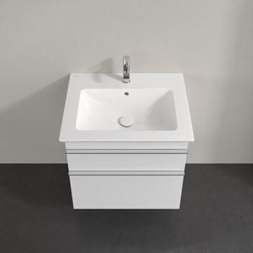 VILLEROY & BOCH VENTICELLO skrinka pod umývadlo 60,3x50,2x59 cm, 2 zásuvky, Glossy White A92401DH Obrázek - fotka