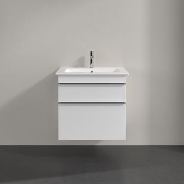 VILLEROY & BOCH VENTICELLO skrinka pod umývadlo 60,3x50,2x59 cm, 2 zásuvky, Glossy White A92401DH Obrázek - fotka