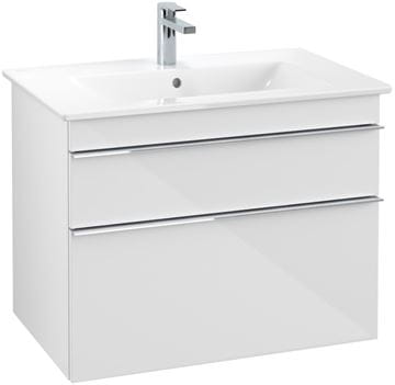VILLEROY & BOCH VENTICELLO skrinka pod umývadlo 75,3x50,2x59 cm, 2 zásuvky, glossy white A92501DH Obrázek - fotka