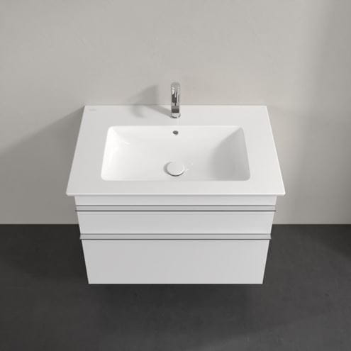 VILLEROY & BOCH VENTICELLO skrinka pod umývadlo 75,3x50,2x59 cm, 2 zásuvky, glossy white A92501DH Obrázek - fotka