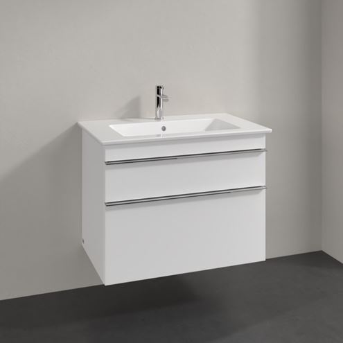 VILLEROY & BOCH VENTICELLO skrinka pod umývadlo 75,3x50,2x59 cm, 2 zásuvky, glossy white A92501DH Obrázek - fotka