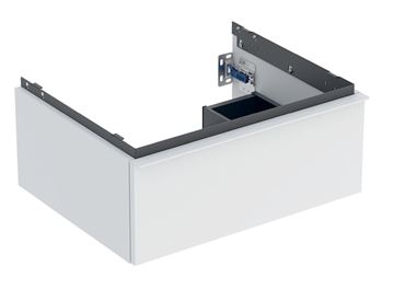 GEBERIT ICON skrinka pod umývadlo 59,2x47,6x24,7 cm, 1 zásuvka, matná biela