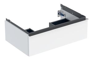 GEBERIT ICON skrinka pod umývadlo 74x47, 6x24, 7 cm, 1 zásuvka, lesklá biela
