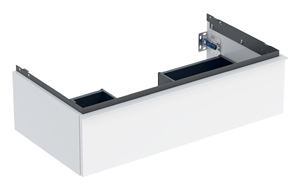 GEBERIT ICON skrinka pod umývadlo 88,8x47,6x24,7 cm, 1 zásuvka, lesklá biela