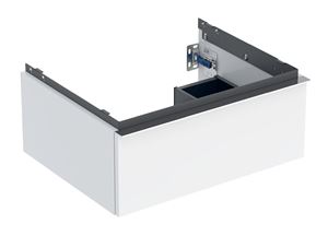 GEBERIT ICON skrinka pod umývadlo 88,8x47,6x24,7 cm, 1 zásuvka, lesklá biela