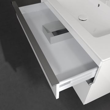 VILLEROY & BOCH VENTICELLO skrinka pod umývadlo 95,3x50,2x59 cm, 2 zásuvky, Glossy White A92601DH Obrázek - fotka