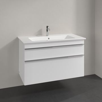 VILLEROY & BOCH VENTICELLO skrinka pod umývadlo 95,3x50,2x59 cm, 2 zásuvky, Glossy White A92601DH Obrázek - fotka
