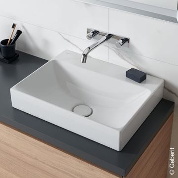 GEBERIT ONE skrinka pod umývadlo 133,2x47x26,6 cm, 2 zásuvky, Push-open, dub 505.076.00.5 Obrázek - fotka