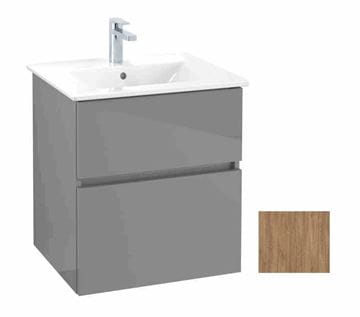 VILLEROY & BOCH VERITY LINE skrinka pod umývadlo 55,5x48,2x61,8 cm, 2 zásuvky, Oak Kansas