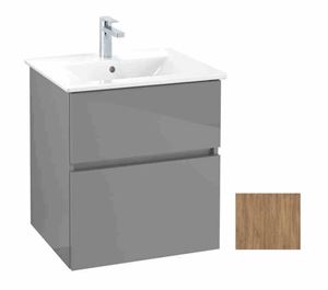 VILLEROY & BOCH VERITY LINE skrinka pod umývadlo 55,5x48,2x61,8 cm, 2 zásuvky, Oak Kansas