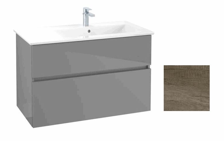 VILLEROY & BOCH VERITY LINE skrinka pod umývadlo 95,5x48,2x61,8 cm, 2 zásuvky, Oak Nebraska B66200PJ Obrázek - Hlavní obrázek