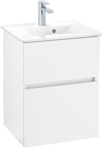 VILLEROY & BOCH VERITY LINE skrinka pod umývadlo 46,5x40,6x61,8 cm, 2 zásuvky, Glossy White B66600DH Obrázek - Hlavní obrázek