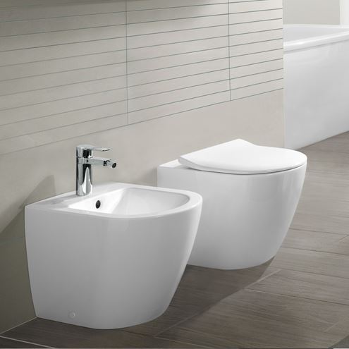 VILLEROY & BOCH SUBWAY 2.0 stacionárne WC, DirectFlush splachovanie, zadný odpad, alpská biela 5602R001 Obrázek - fotka
